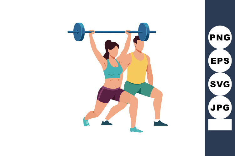 Barbell Clipart Image 11