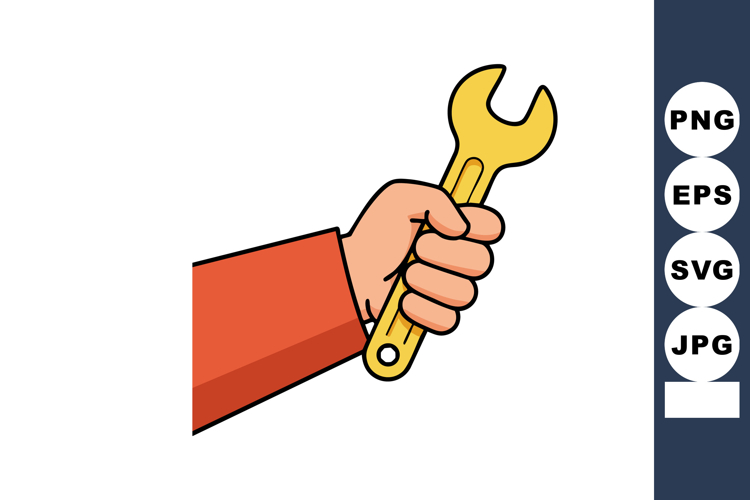 Wrench Clipart Image 21