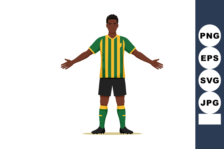Soccer Player Clipart Image 11