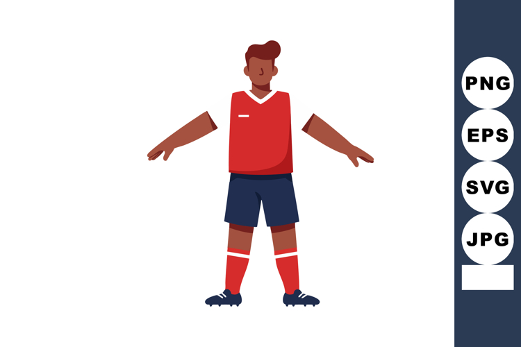 Soccer Player Clipart Image 10
