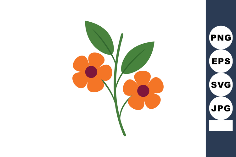 Simple Flower Clipart Image 17