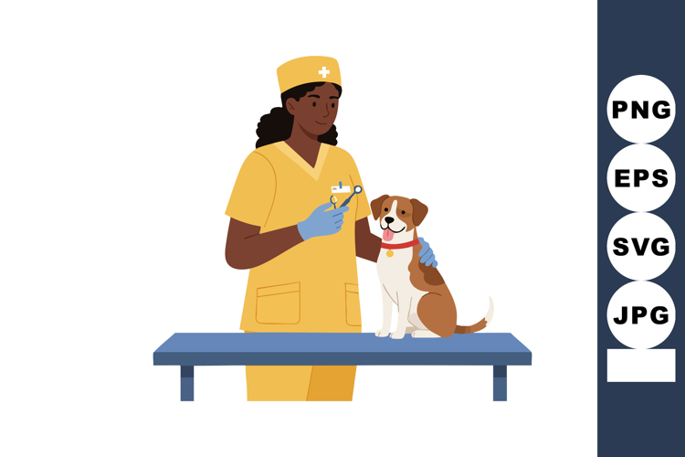 Veterinarian Clipart Image 4