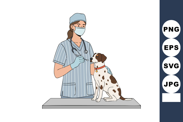 Veterinarian Clipart Image 3