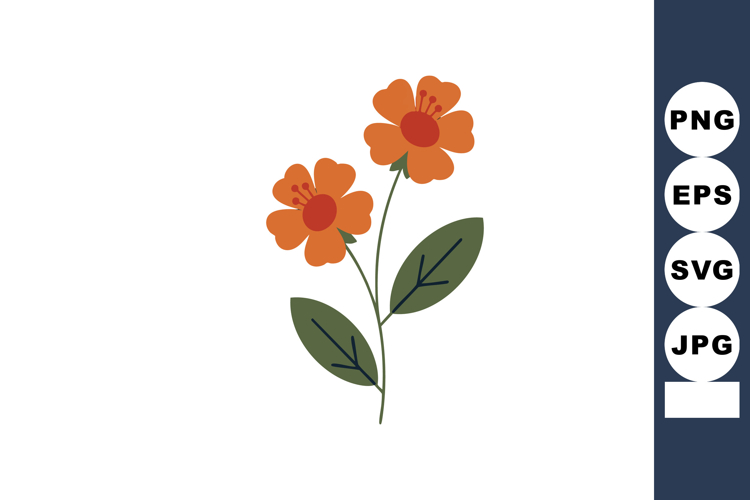 Simple Flower Clipart Image 16