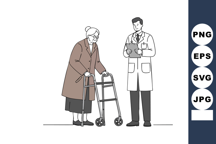 Walker Clipart Image 2