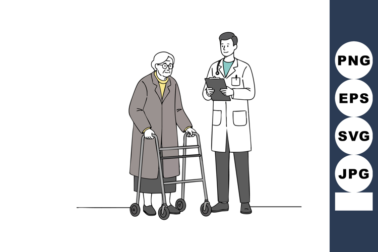 Walker Clipart