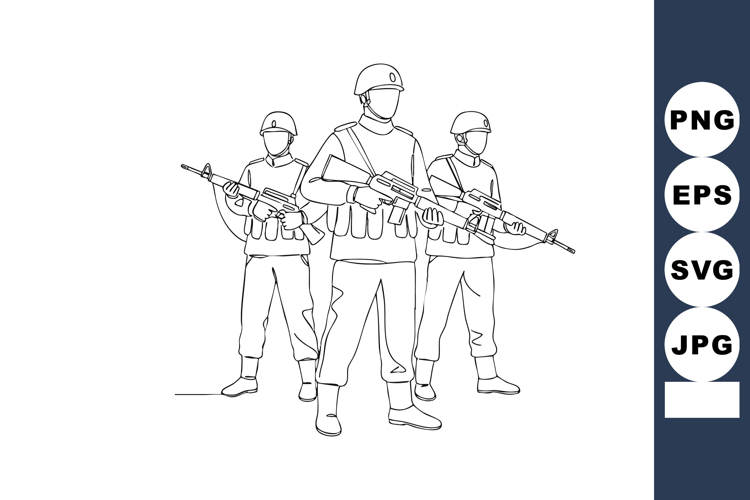 Soldier Clipart Image 19