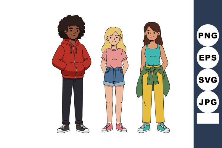 Teenager Clipart Image 4