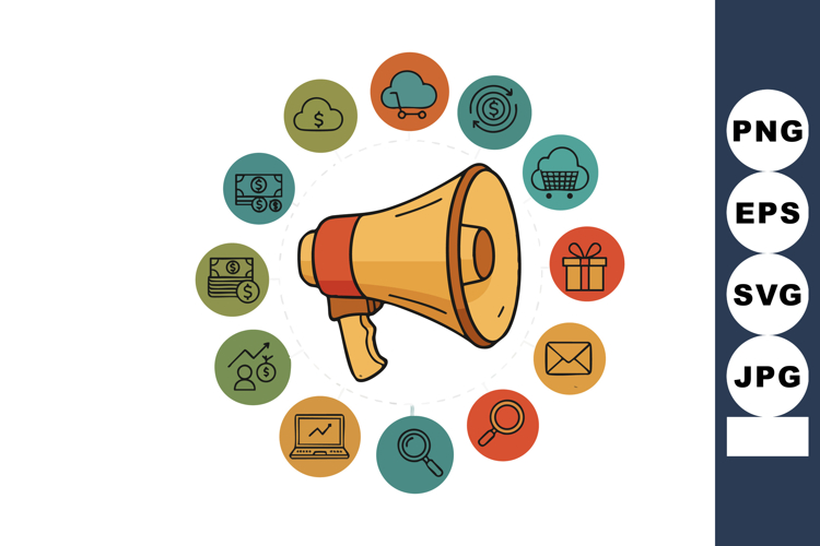 Megaphone Icon Image 11