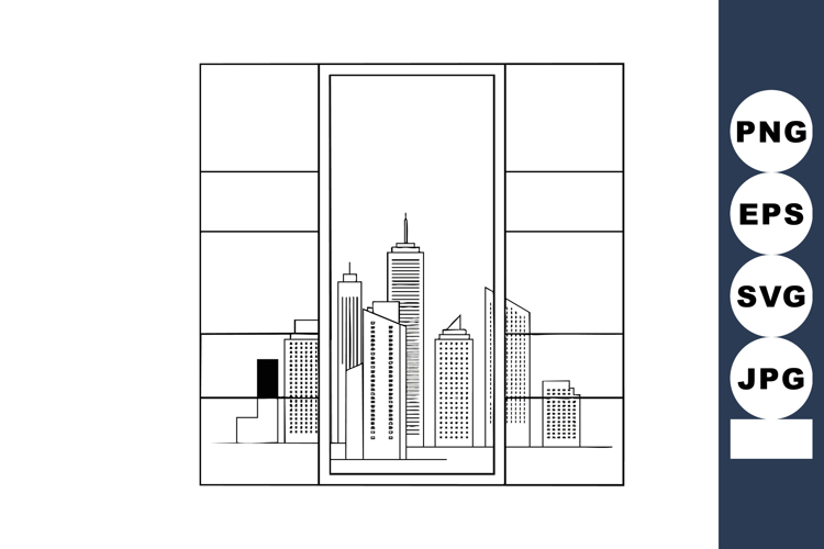 Skyline Clipart Image 5