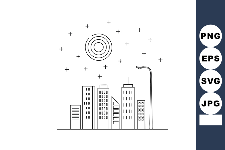 Skyline Clipart Image 4