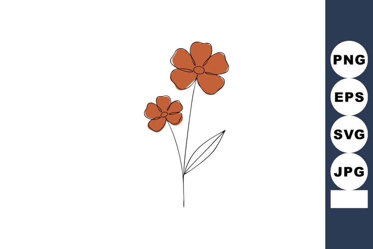 Flower Stem Clipart Image 5