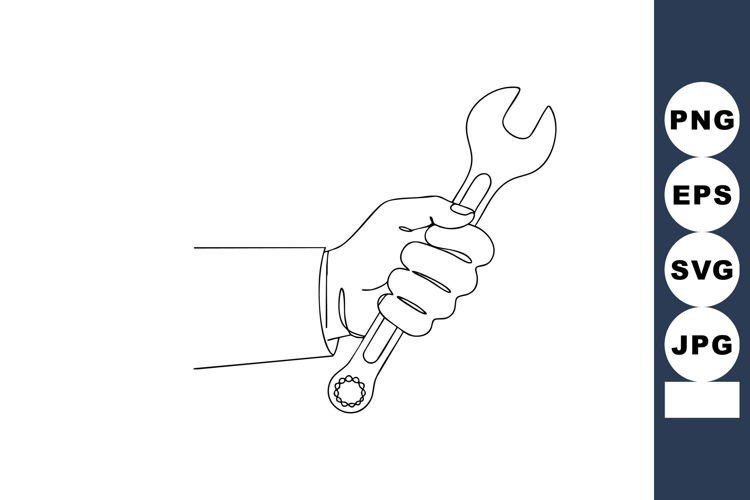 Wrench Clipart Image 19