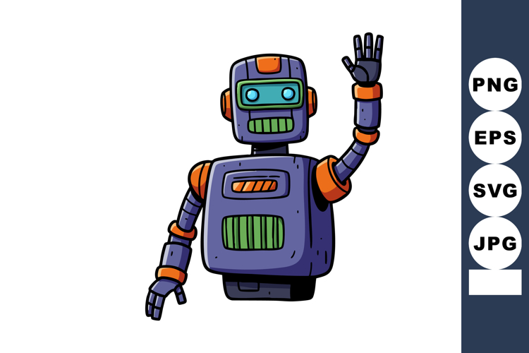 Robot Clipart Image 13