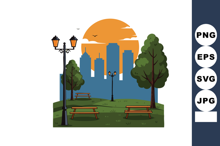 City Skyline Clipart Image 4
