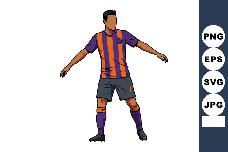 Soccer Player Clipart Image 12