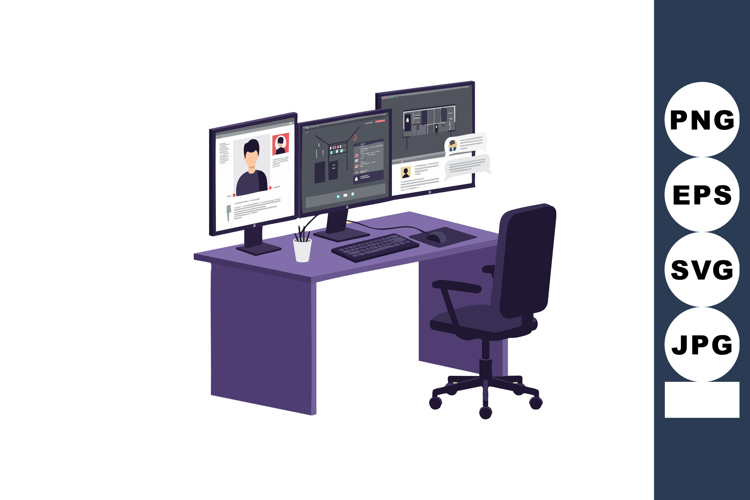 Office Illustration Image 2