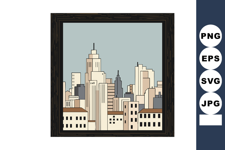 Skyline Clipart Image 11