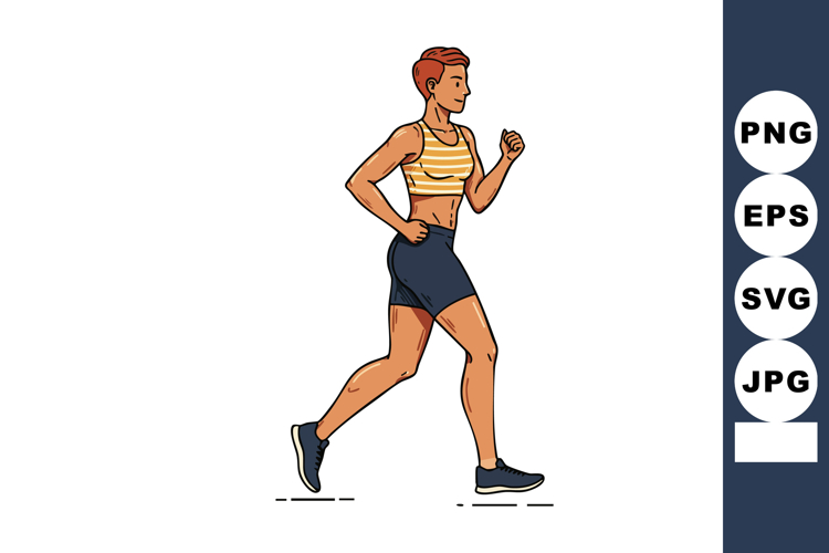 Runner Clipart Image 4