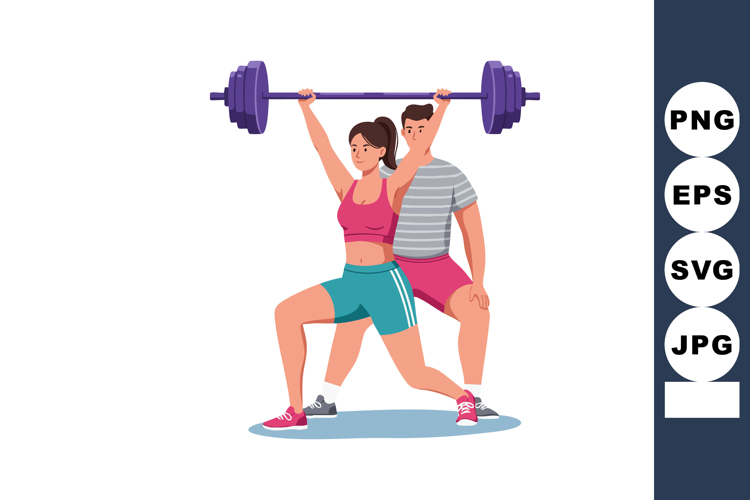 Barbell Clipart Image 12