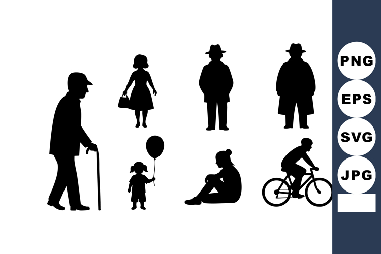 People Silhouette Image 11