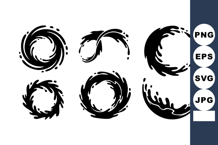 Circle Brush Stroke SVGs