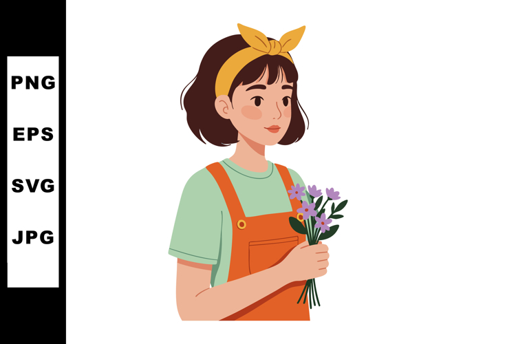 Purple Flower Clipart Image 23