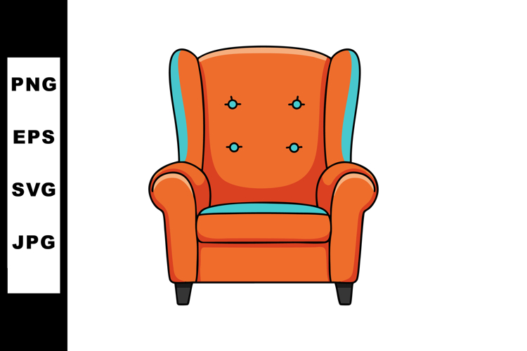 Armchair Clipart Image 10