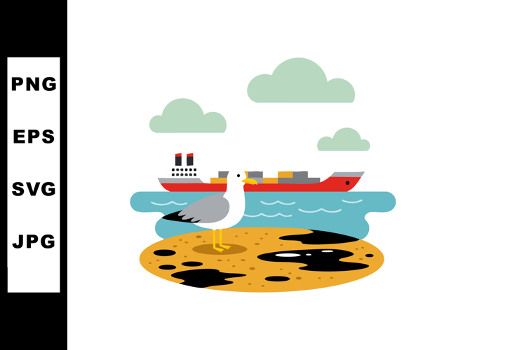 Seagull Clipart Image 6