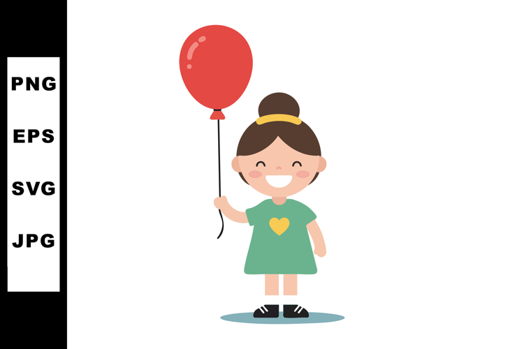 Green Balloon Clipart Image 15