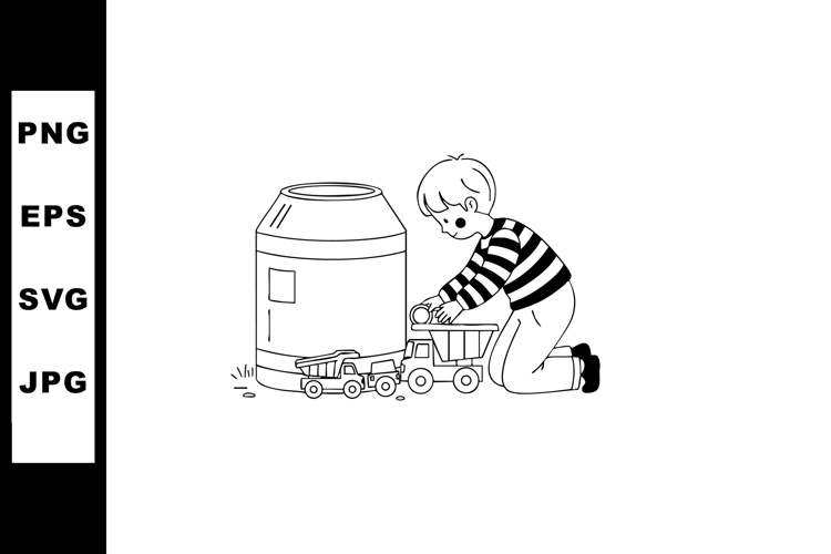 Playing Clipart Image 2
