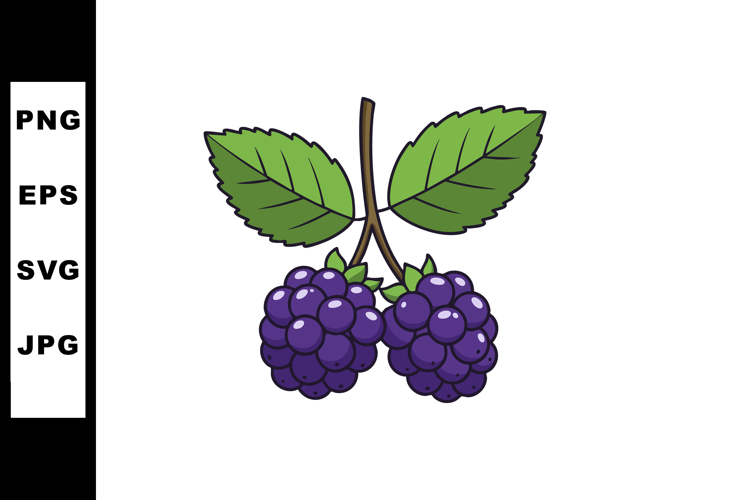 Blackberry Clipart Image 5