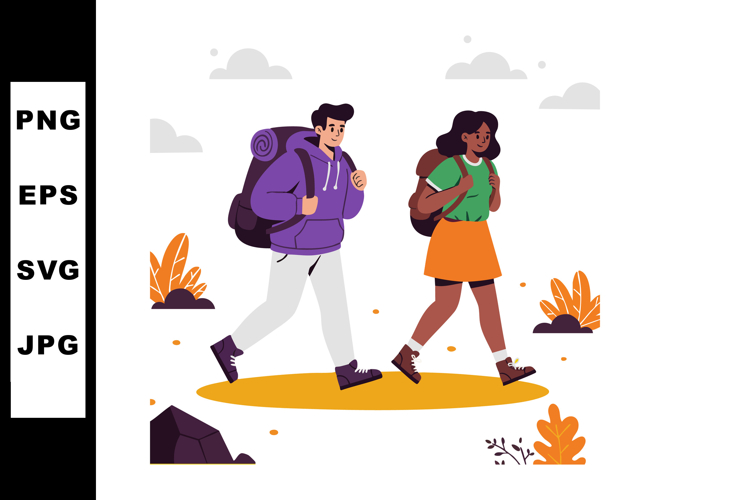 Hiking Clipart Image 23