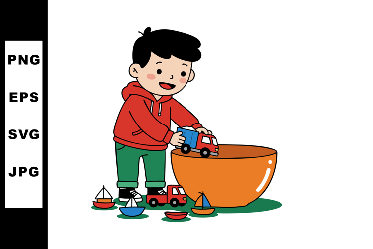 Playing Clipart Image 17