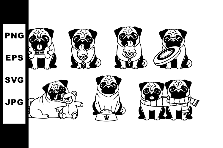 Pug Clipart