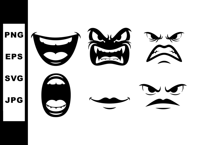 Angry Face Clipart Image 7