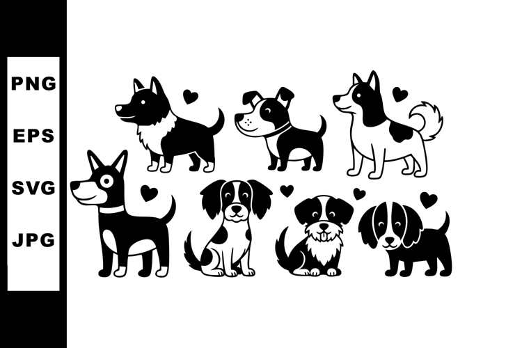 Puppy Vector Image 8