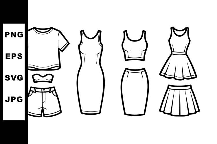 Dresses Clipart Image 6