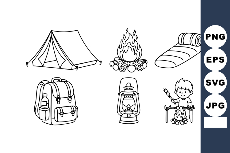 Camping Clipart Image 2