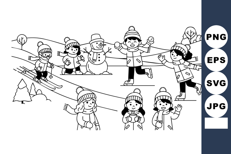 Skiing Clipart Image 2