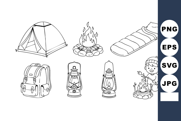 Camping Clipart Image 3