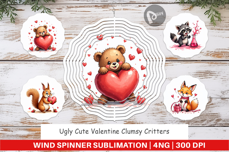 Clumsy Critters Wind Spinner