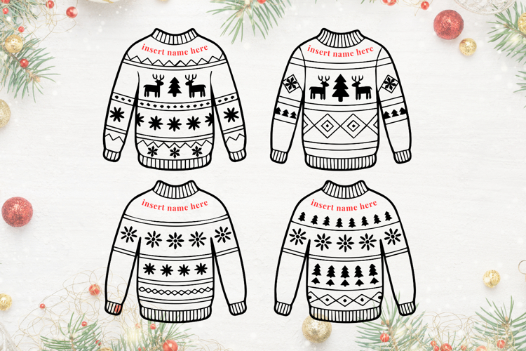 Ugly Sweater SVG Bundle