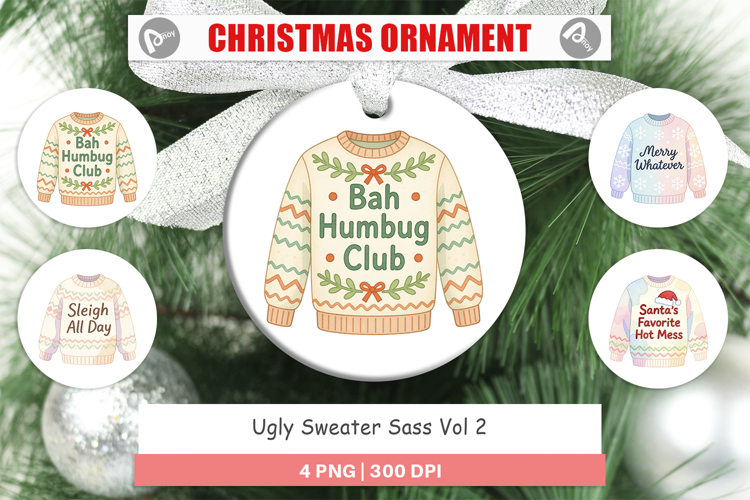 Ornament Ugly Sweater Quotes