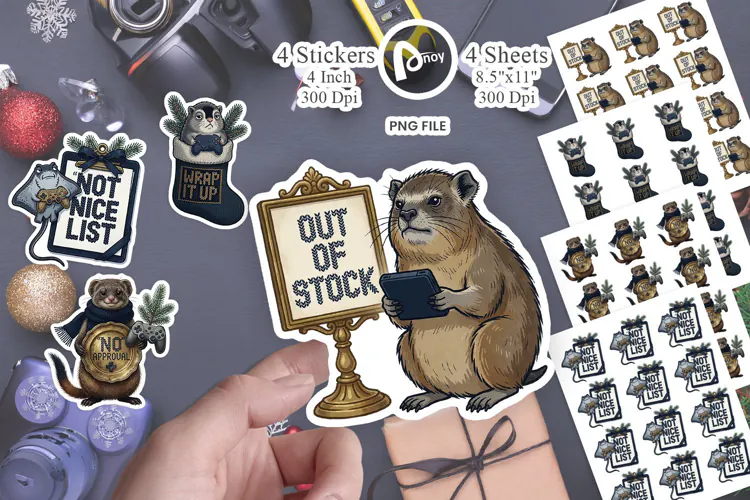 Ugly Sweater Speedrun & Gift Shade Sticker