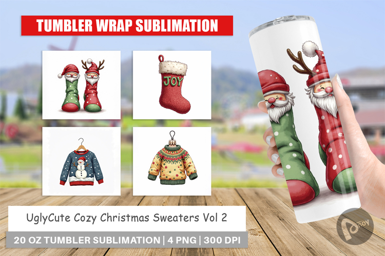 Cozy Christmas Sweaters Tumbler