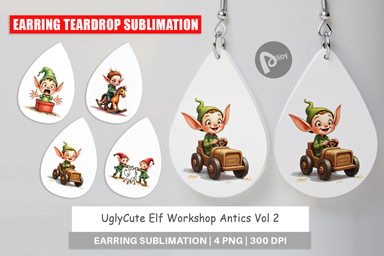 Elf Workshop Antics Earring