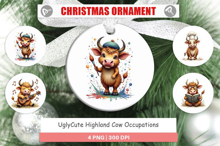 Christmas Ornament Sublimation Designs Image 9