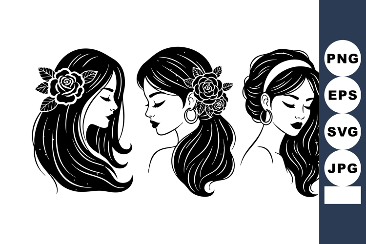 Hair Vector Image 17