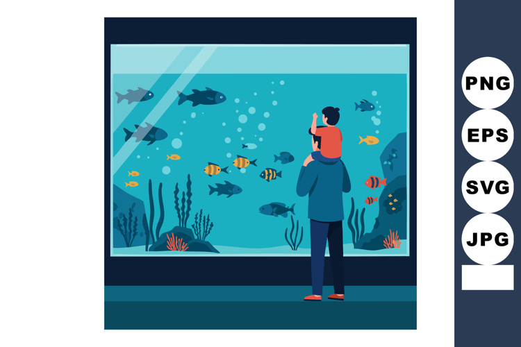 Fish Tank Clipart Image 20